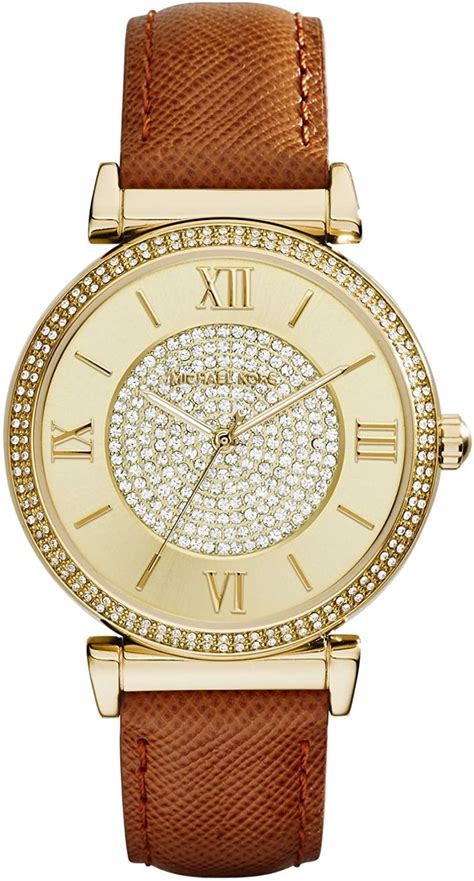 michael kors catlin watch leather|Catlin Gold.